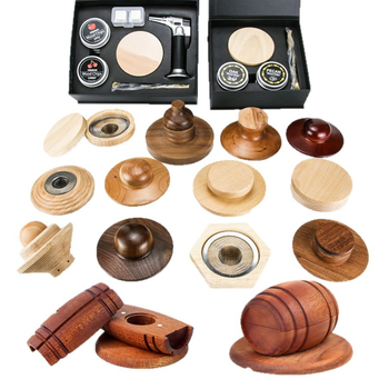 Set capac din lemn pentru afumare whisky și cocktail – accesorii de bar