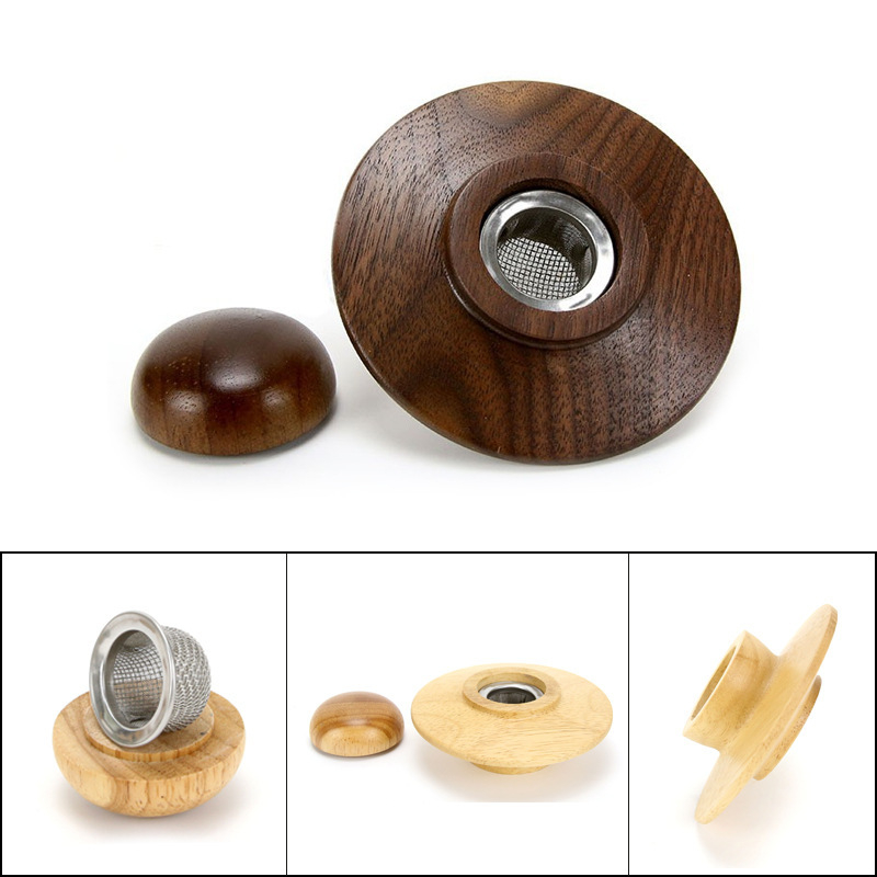 Set capac din lemn pentru afumare whisky și cocktail – accesorii de bar