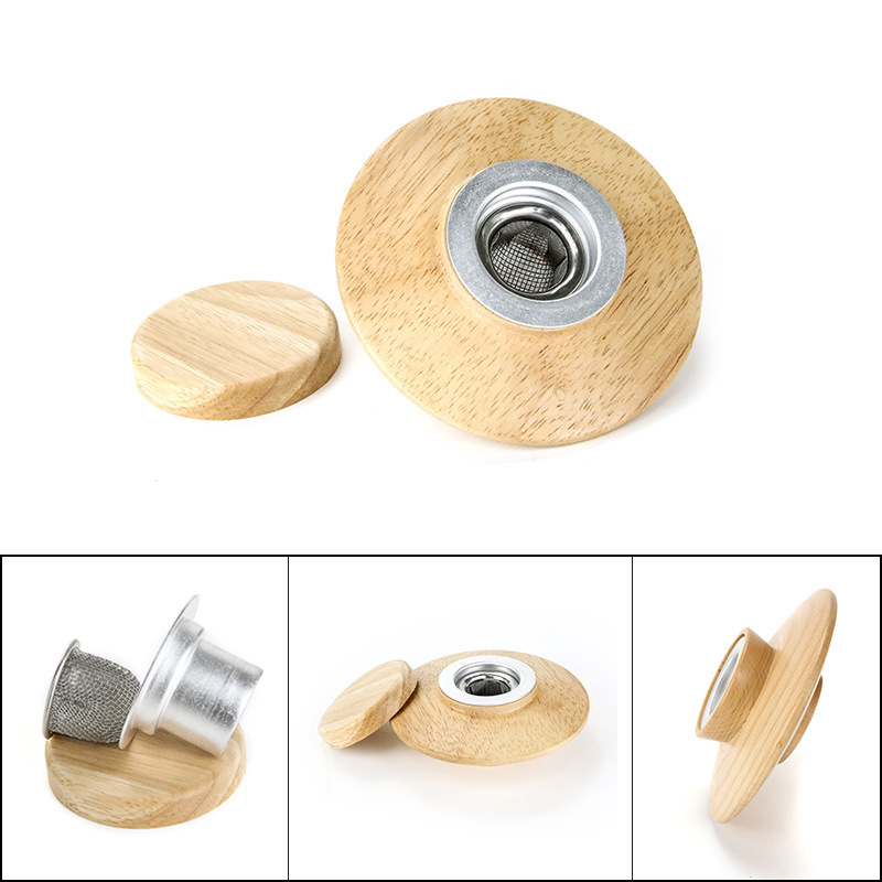 Set capac din lemn pentru afumare whisky și cocktail – accesorii de bar