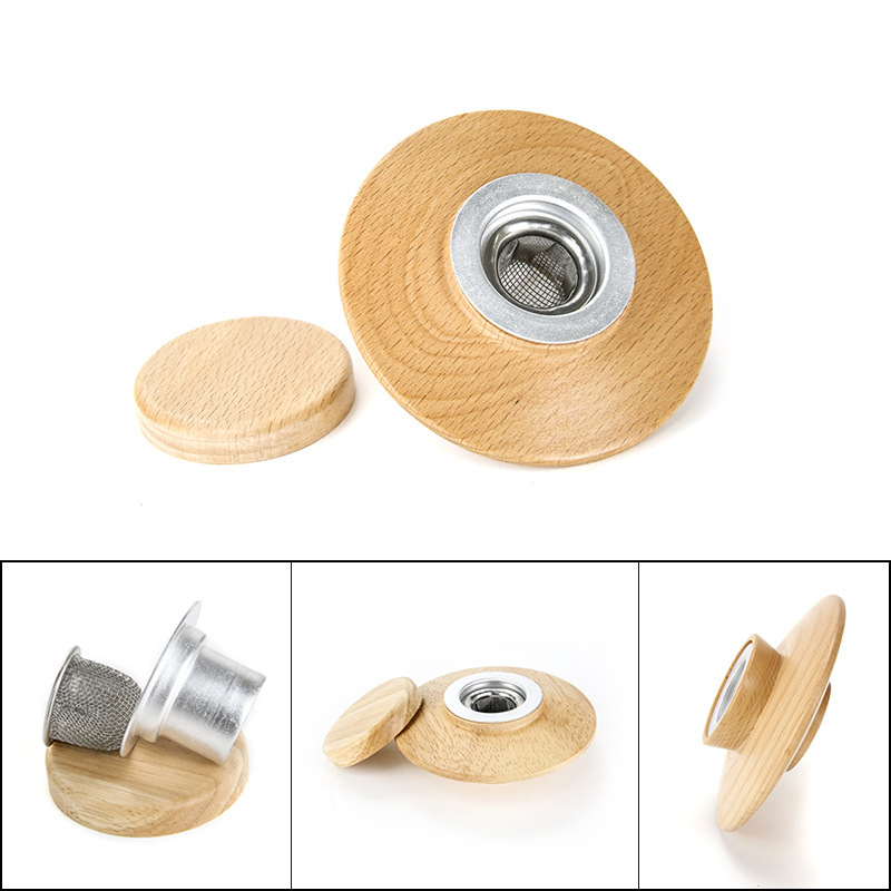 Set capac din lemn pentru afumare whisky și cocktail – accesorii de bar