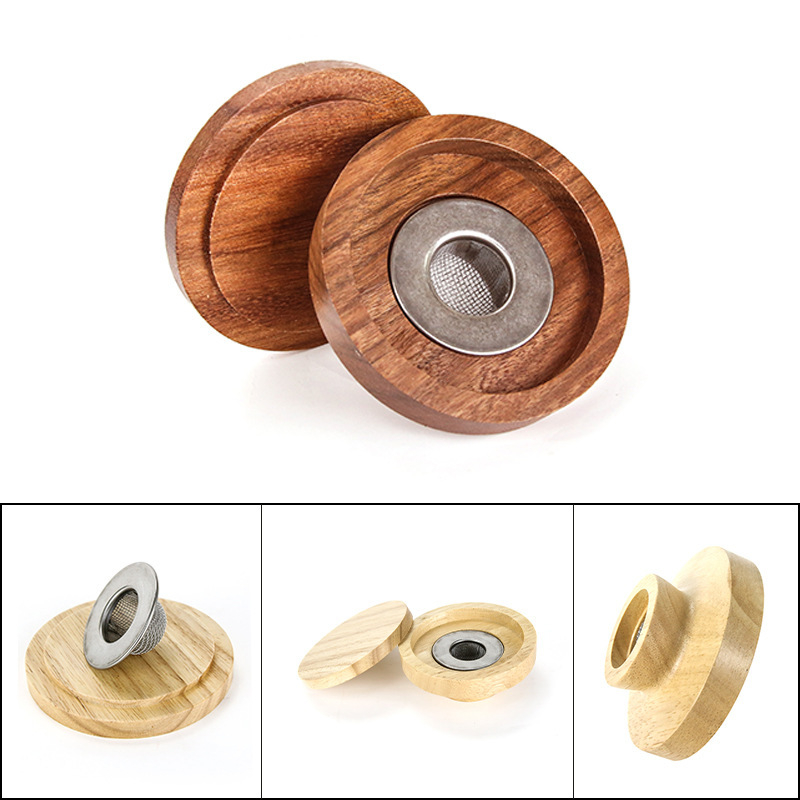 Set capac din lemn pentru afumare whisky și cocktail – accesorii de bar