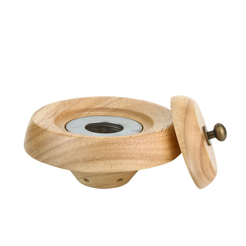 Set capac din lemn pentru afumare whisky și cocktail – accesorii de bar