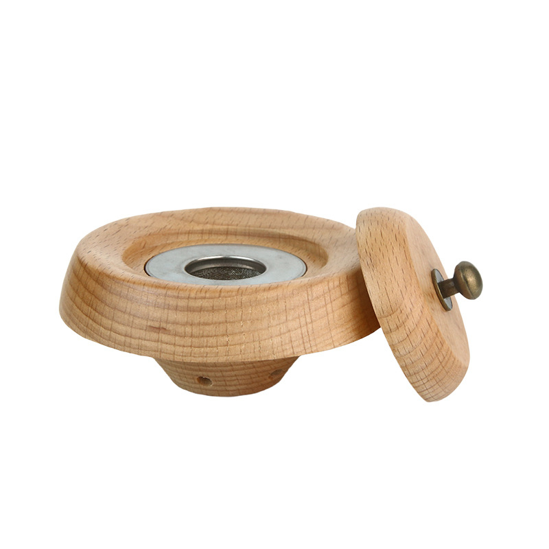 Set capac din lemn pentru afumare whisky și cocktail – accesorii de bar