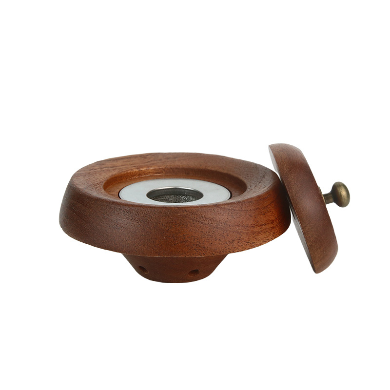 Set capac din lemn pentru afumare whisky și cocktail – accesorii de bar