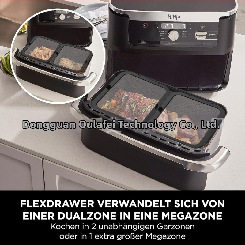 Magnetická ochranná mriežka proti špliechaniu pre vzdušný fritovací hrniec Ninja AF500
