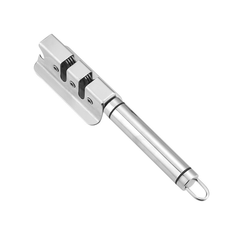 Baston de ascuțire din oțel inoxidabil, instrument de bucătărie portabil pentru exterior, manual