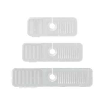 Covoraș transparent din silicon pentru chiuvetă, covoraș de drenaj anti-stropire, personalizabil, rezistent la mucegai