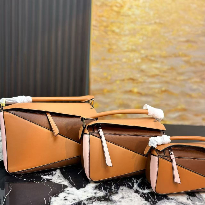 Nova ženska crossbody torba od prave kože, geometrijski dizajn, moderni patchwork, torba u obliku romba