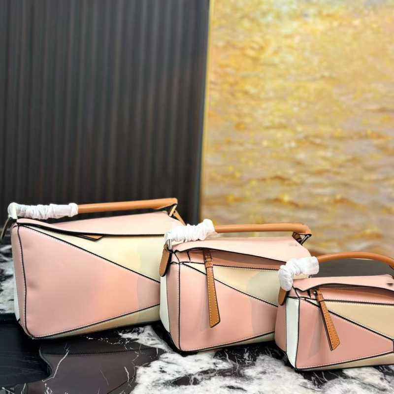 Nova ženska crossbody torba od prave kože, geometrijski dizajn, moderni patchwork, torba u obliku romba