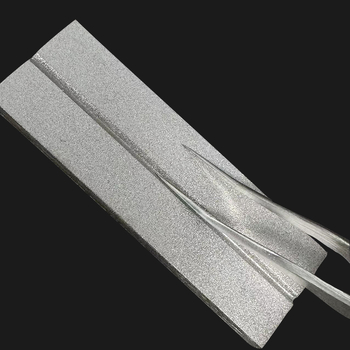 Piatra de ascuțit din diamant, cu două fețe, pentru cârlige de pescuit și cuțite mici