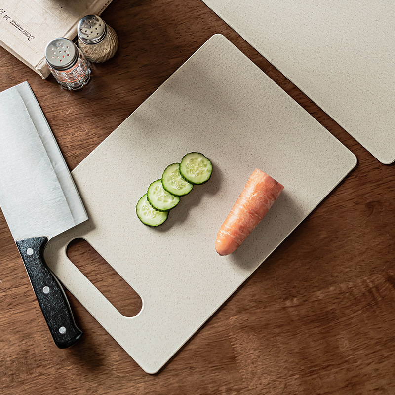 Placă de tăiat fructe din paie de grâu, stil scandinav, culoare ovăz, bucătărie de casă, rezistentă la mucegai