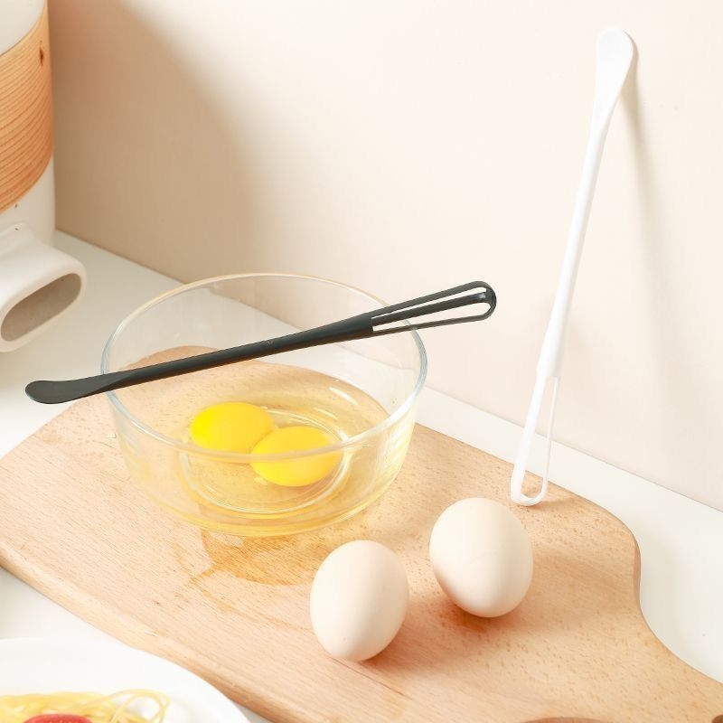 Bețișor de bătut ouă manual pentru uz casnic, amestecător multifuncțional cu spatulă