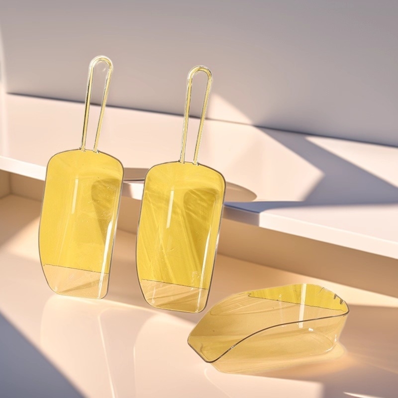 Lingură de bucătărie din plastic – multifuncțională pentru gheață, popcorn, făină și orez