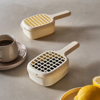 Coș de spălat fructe și legume cu mâner, stil japonez, mini dimensiune, coș de scurgere și filtrare a apei