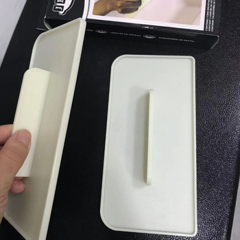 Set DIY de spatule pentru crema de tort - 2 piese, unelte integrate de netezire, plastic (FD78437497)