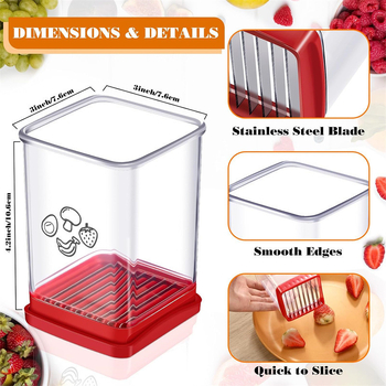 Speed Slicer – Multifuncțional pentru bucătărie, tăiere rapidă a fructelor și legumelor, cu placă de împingere