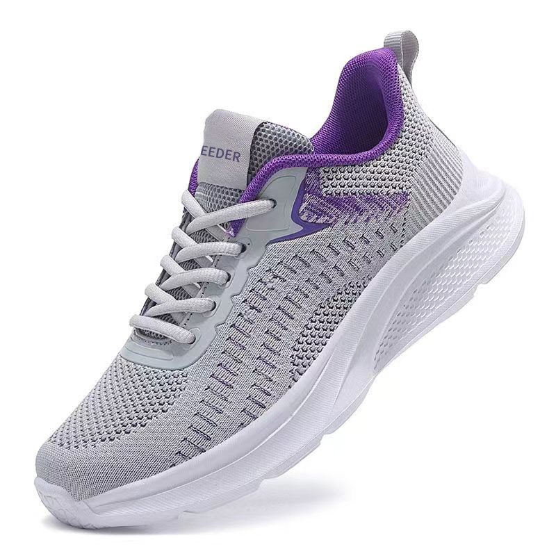 Női légáteresztő Flyknit futócipő, kényelmes, hétköznapi viselésre