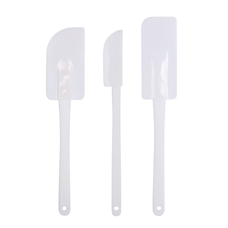 Set de 3 spatule pentru cofetărie — spatule din plastic pentru cremă