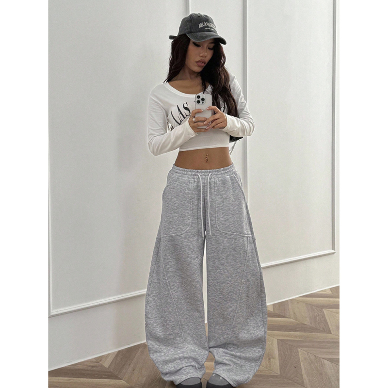 2025 Ženske hip-hop casual hlače, širokih krojeva, urban stil