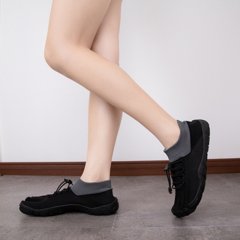 Ötujjú cipők férfiaknak és nőknek, beltéri csúszásmentes jóga- és fitneszcipő, futócipő, edzőcipő, Pilates osztott lábujjú kialakítás, Flyknit