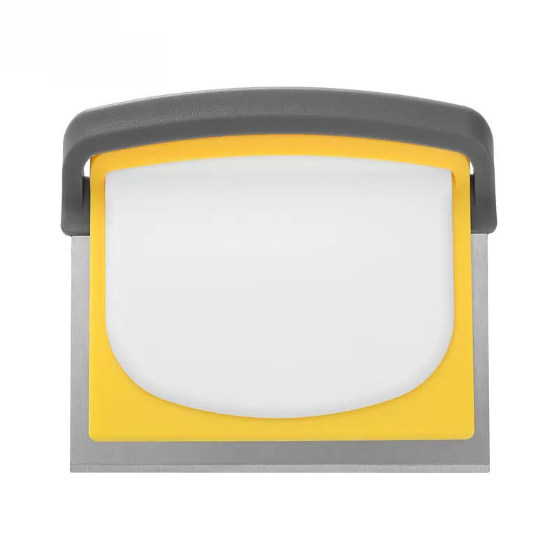 Set de bucătărie din trei piese: Tăietor pentru aluat și tăiței din oțel inoxidabil, Racletă pentru făină, Spatulă pliabilă din plastic pentru cremă