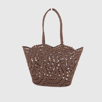 2026 nova stil pletene torbe sa spiralnim prorezom, ručno tkana ženska tote torba, torba za ruku i preko ramena crochet