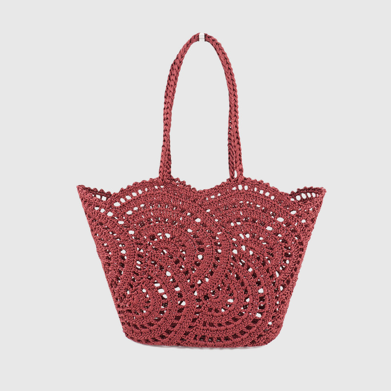 2026 nova stil pletene torbe sa spiralnim prorezom, ručno tkana ženska tote torba, torba za ruku i preko ramena crochet
