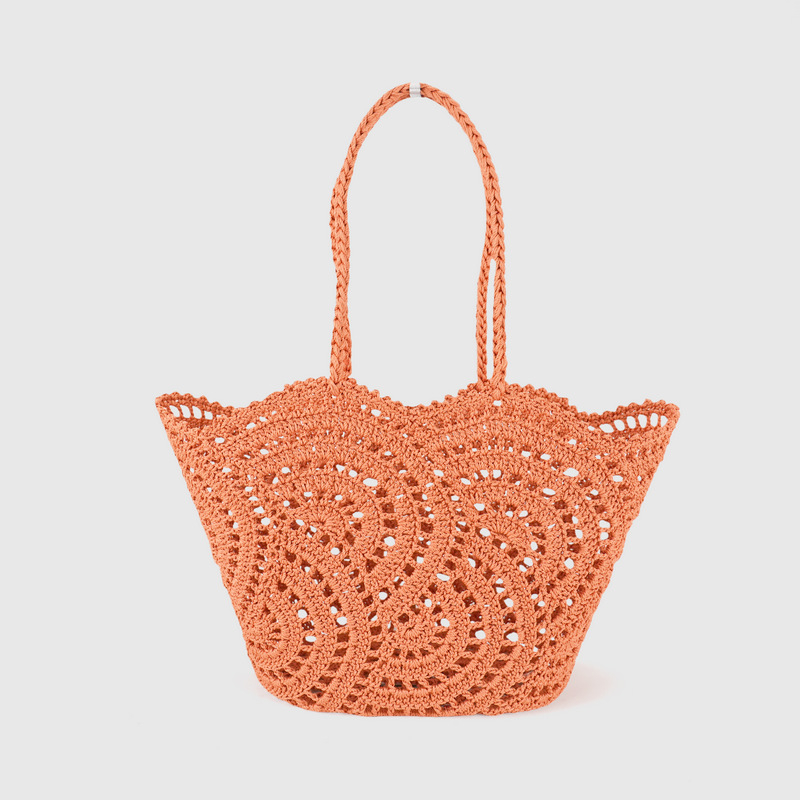 2026 nova stil pletene torbe sa spiralnim prorezom, ručno tkana ženska tote torba, torba za ruku i preko ramena crochet