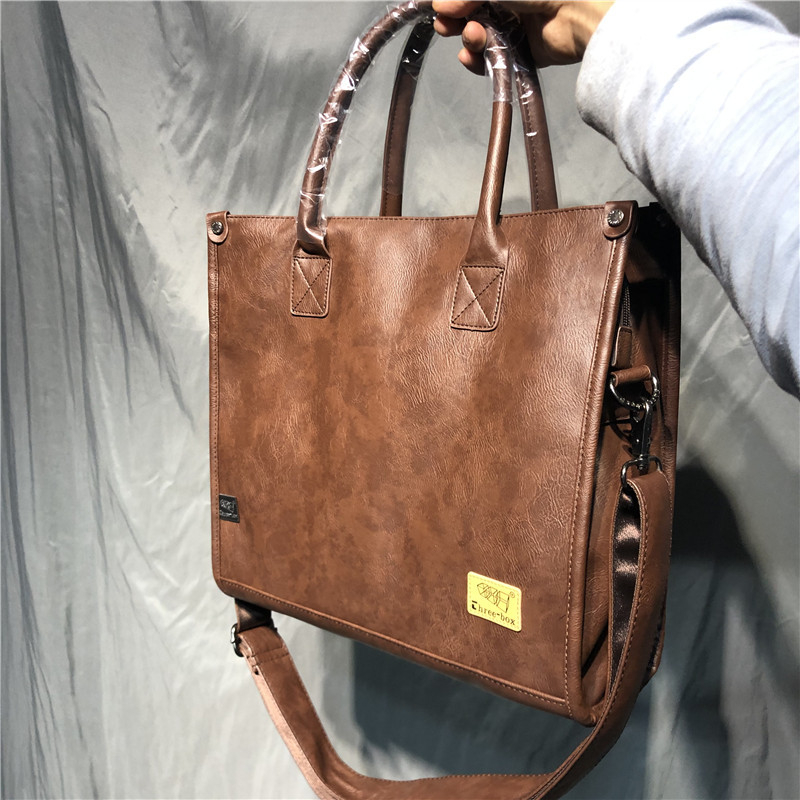 Threebox moderna poslovna torba za laptop za muškarce i žene, korejskog stila, 14-inčni laptop, crossbody torba, dokumenttorba, 20–35L