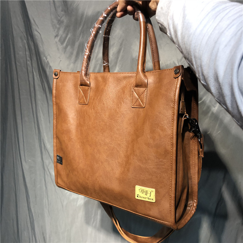 Threebox moderna poslovna torba za laptop za muškarce i žene, korejskog stila, 14-inčni laptop, crossbody torba, dokumenttorba, 20–35L