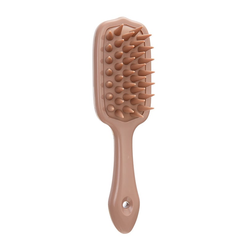 Perie de șampon din silicon cu mâner lung, pieptene pentru masajul scalpului, instrument de terapie a părului, moale și confortabil.