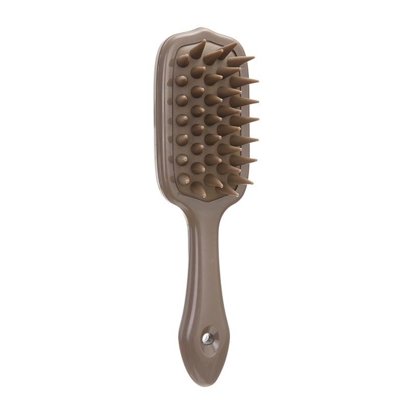 Perie de șampon din silicon cu mâner lung, pieptene pentru masajul scalpului, instrument de terapie a părului, moale și confortabil.