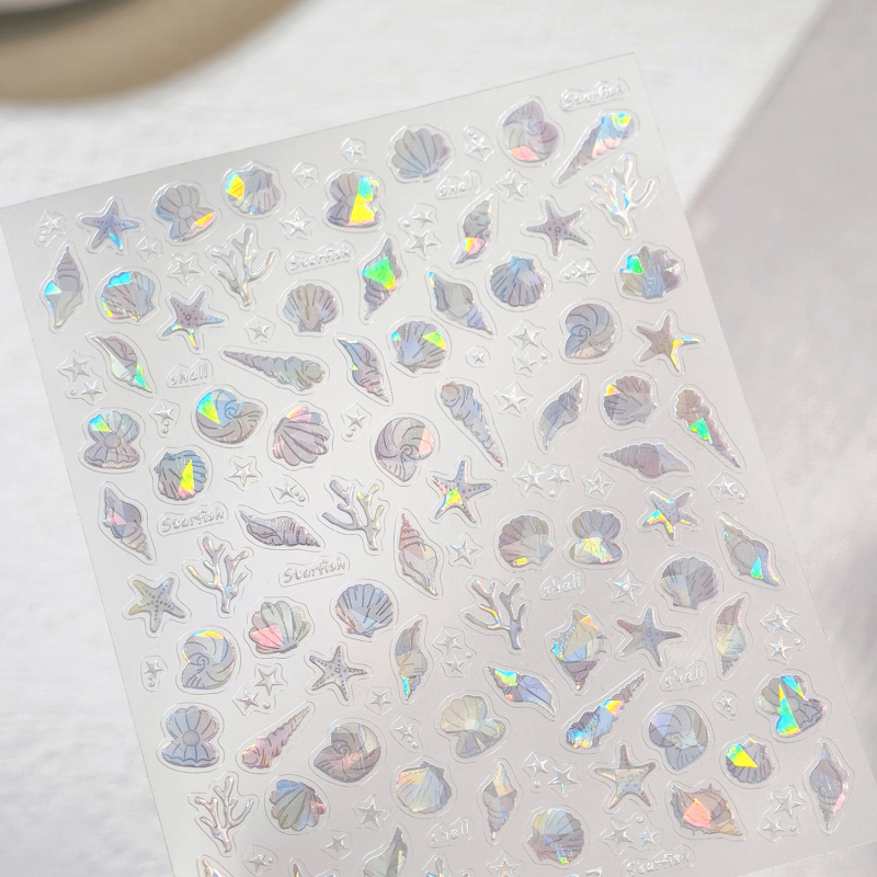 3D naljepnice za nokte Jelly Gel serije s zlatom folijom, model M-1128, pogodno za djecu, s novom tehnologijom