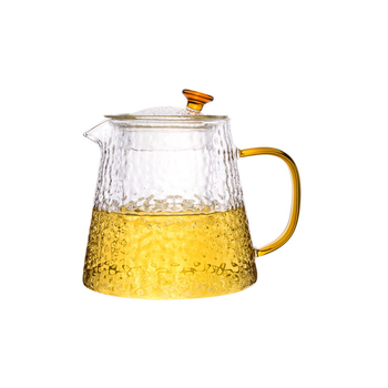 Ceainic din sticlă borosilicată cu filtru, pentru plită electrică ceramică, sticlă rezistentă la căldură, pentru ceai Pu'er