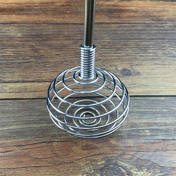 Tel de mână pentru albușuri, din oțel inoxidabil, ustensilă mică de bucătărie pentru amestecarea cremei și albușurilor