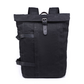 Ranac od platna s retro casual minimalističkim dizajnom, unisex za aktivnosti na otvorenom i putovanja, pogodan za 16-inčni laptop