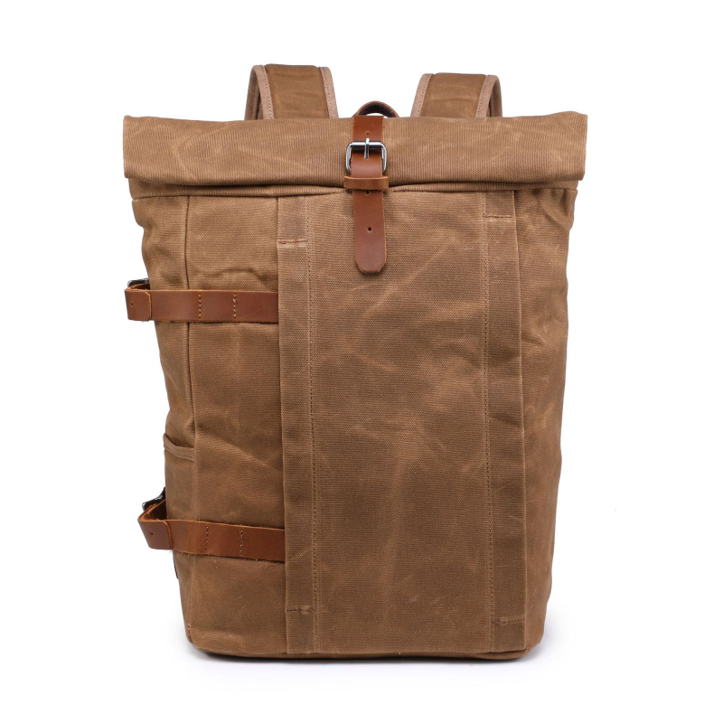 Ranac od platna s retro casual minimalističkim dizajnom, unisex za aktivnosti na otvorenom i putovanja, pogodan za 16-inčni laptop