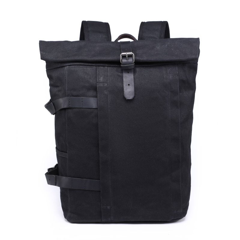 Ranac od platna s retro casual minimalističkim dizajnom, unisex za aktivnosti na otvorenom i putovanja, pogodan za 16-inčni laptop