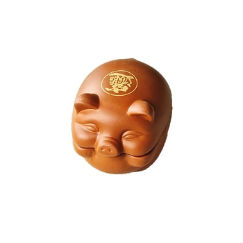 Bol ceramic mov pentru creierul porcului, cu model floral drăguț