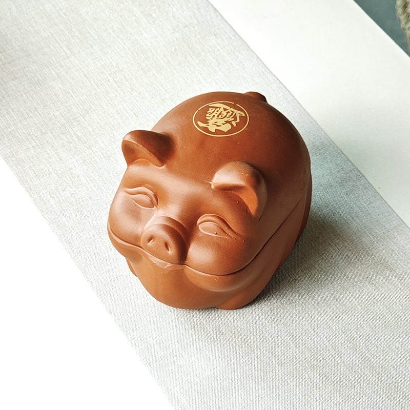 Bol ceramic mov pentru creierul porcului, cu model floral drăguț
