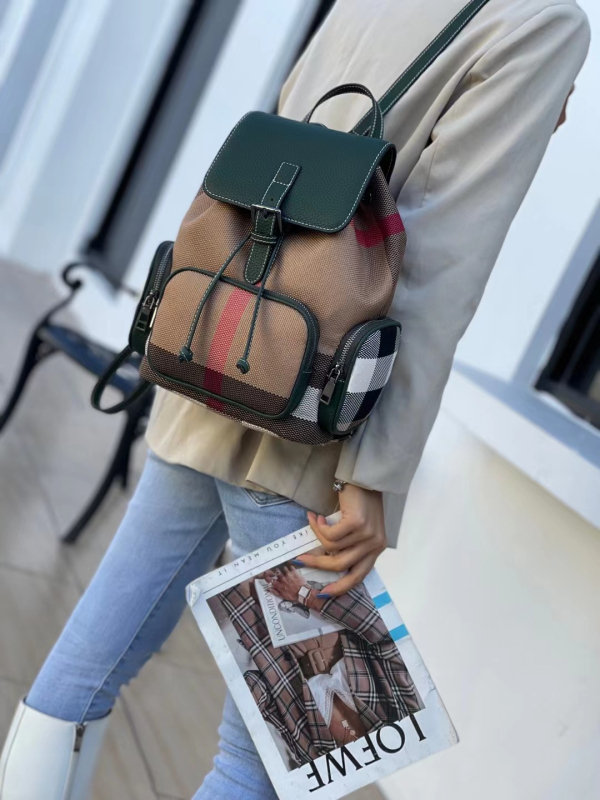 Platneni ruksak s geometrijskim uzorkom, gradski stil, kapacitet 20-35 L