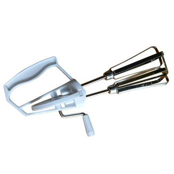 Bețișor de ouă manual din plastic și oțel inoxidabil, amestecător rotativ semi-automat pentru bucătărie