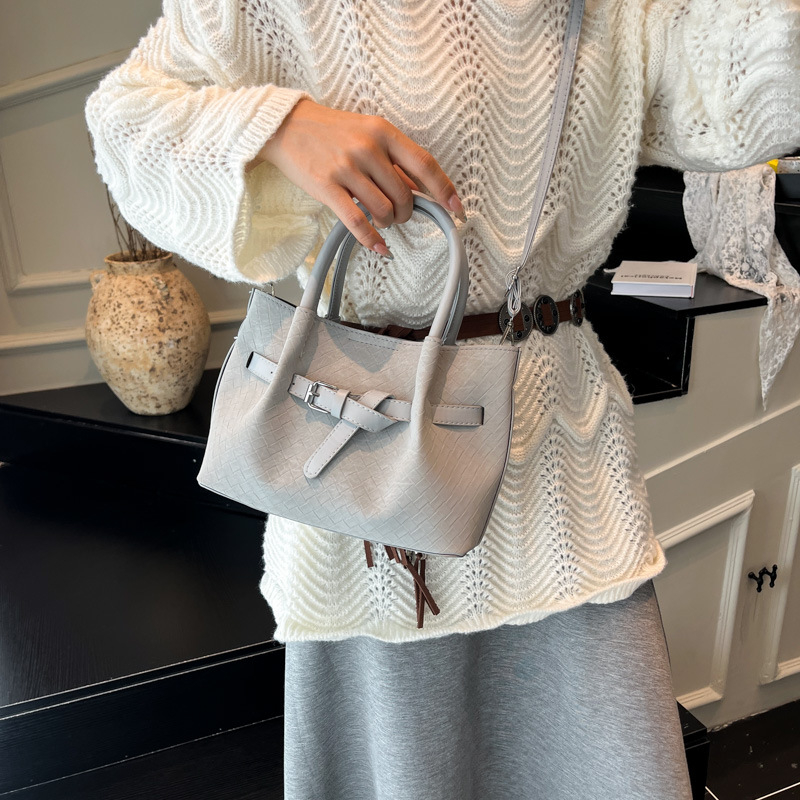 Geantă în stil coreean cu aripi, versatilă, tip bucket pentru uz zilnic, umăr sau crossbody