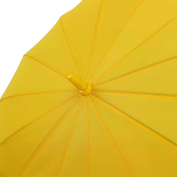14-rebrni žuti kišobran u korejskom stilu za sunce i kišu, mogućnost tiskanja logotipa, sladak kompaktni kišobran