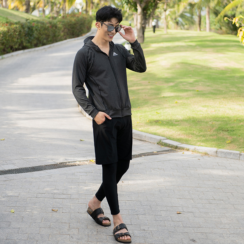 Ženski dvodijelni kupaći kostim s dugim rukavima za zaštitu od sunca, Plus veličina; konzervativni par surferski kostim; Rash Guard; muški set za ronjenje