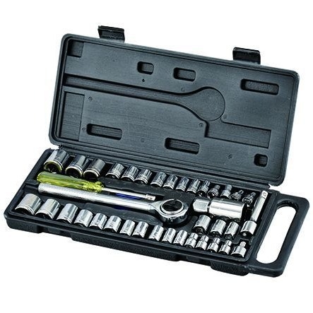 Set de 40 piese unelte din oțel carbon pentru reparații casnice