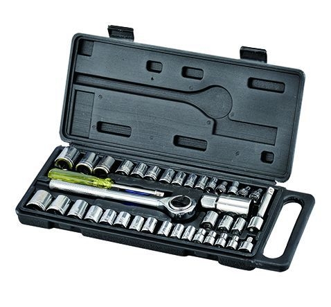 Set de 40 piese unelte din oțel carbon pentru reparații casnice
