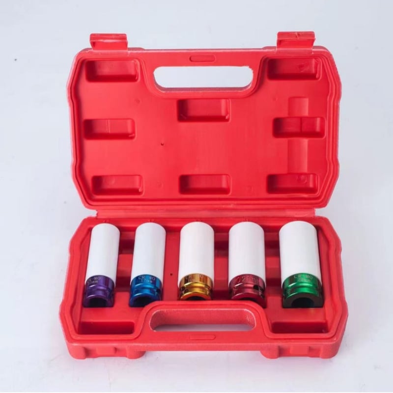 Set de scule de 1/2 inch pentru reparații auto, 5 piese, oțel crom-vanadiu, durabil pentru vehicule