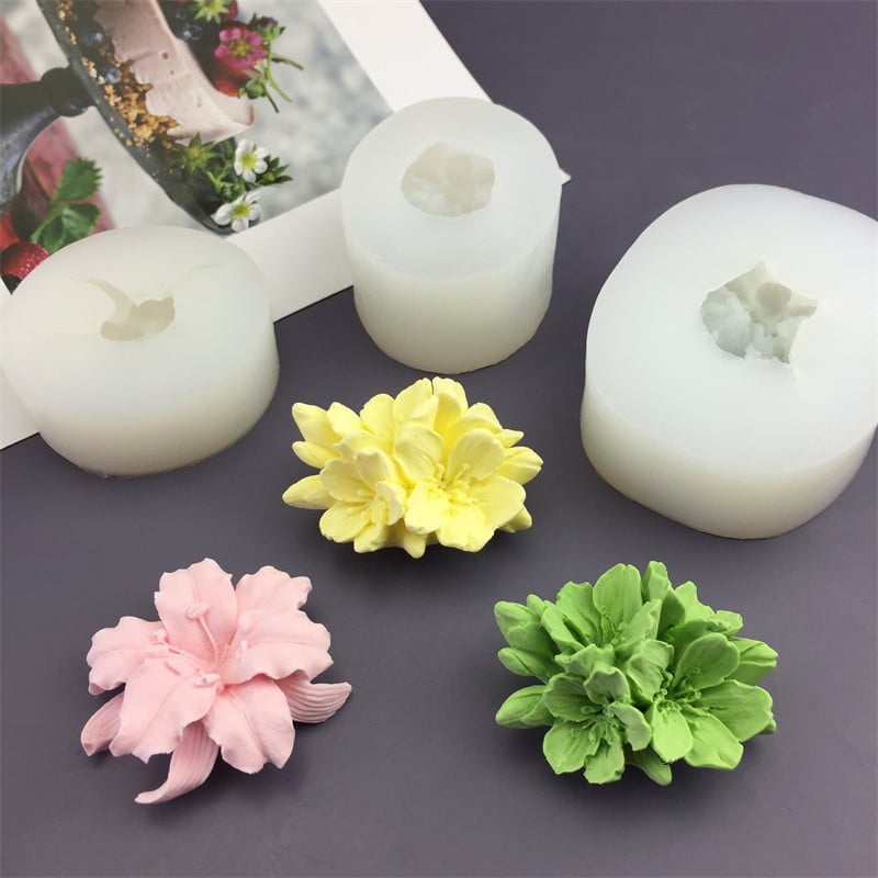 Formă din silicon pentru tort cu bob de cireș, pentru fondant; potrivită pentru coacere, decorațiuni cu rășină, lumânări DIY și turnare în ipsos