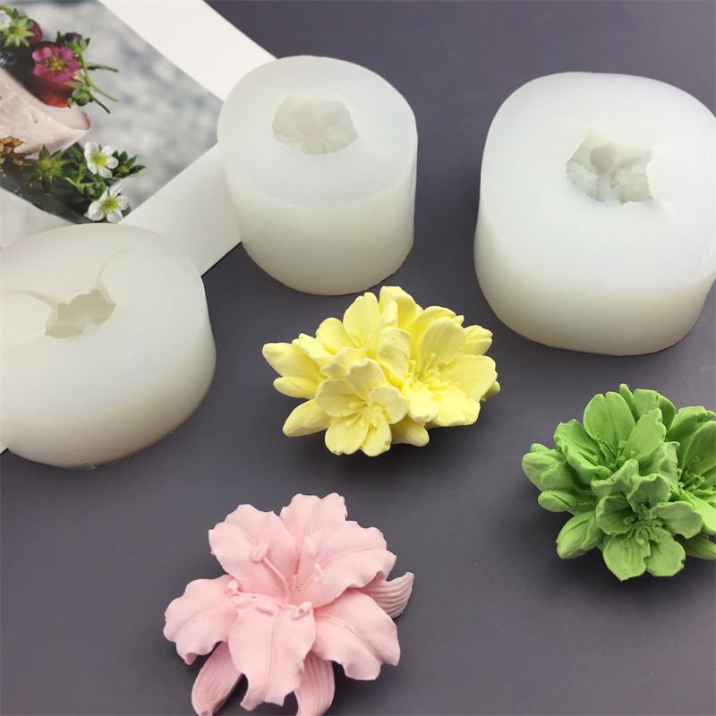 Formă din silicon pentru tort cu bob de cireș, pentru fondant; potrivită pentru coacere, decorațiuni cu rășină, lumânări DIY și turnare în ipsos